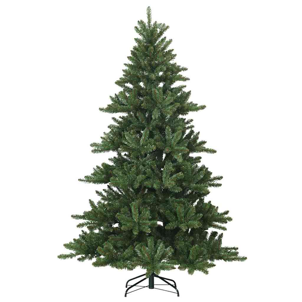 Artificial Hinged Christmas Tree Green 210 cm PVC, steel
