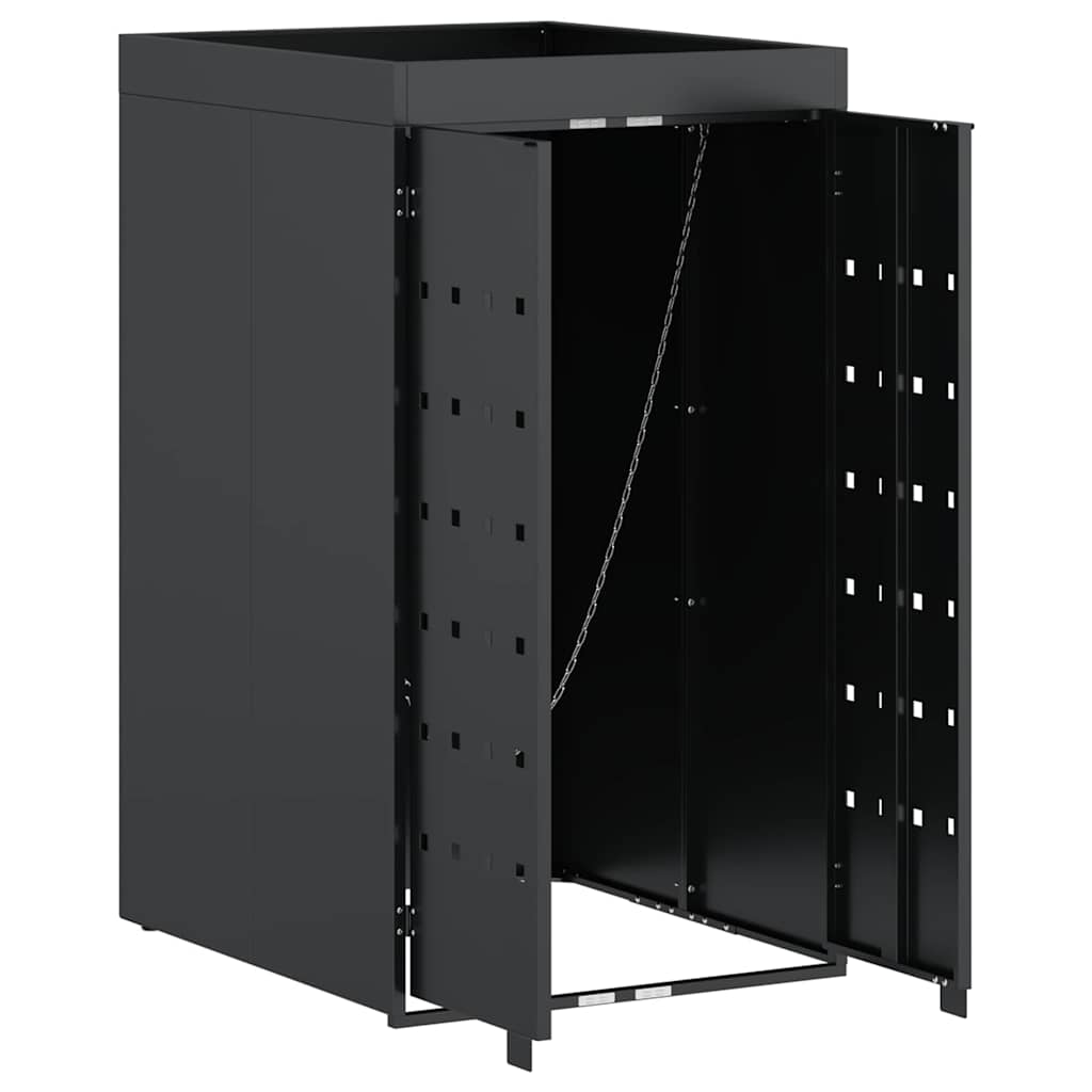 Wheelie Bin Storage with Planter Roof for Single 240L Bin