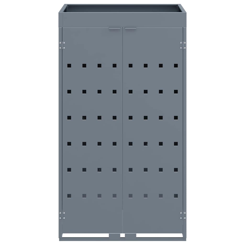 Wheelie Bin Storage with Planter Roof for Single 240L Bin