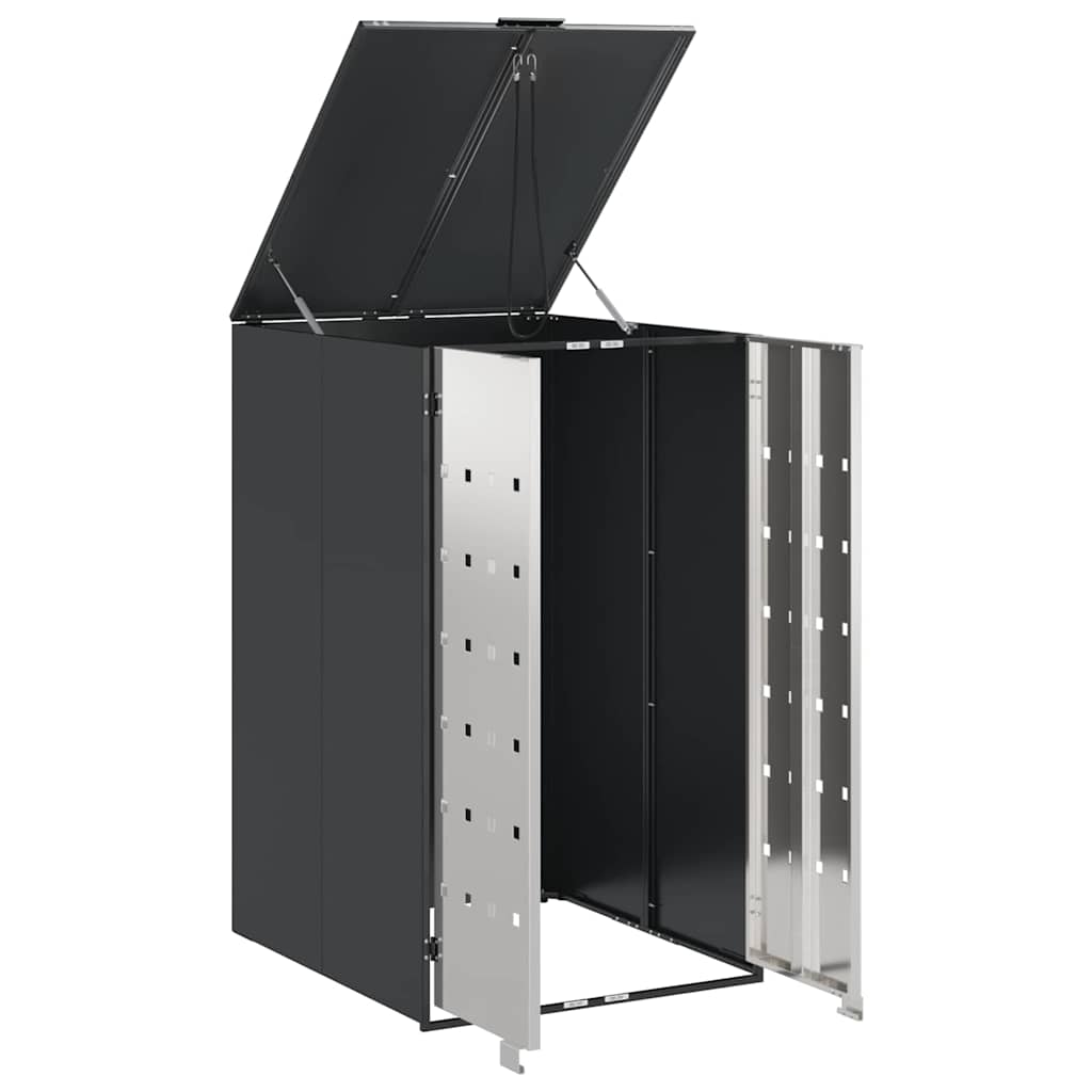 Wheelie Bin Storage with Gas Lift-up Lid for 240L Bin Steel