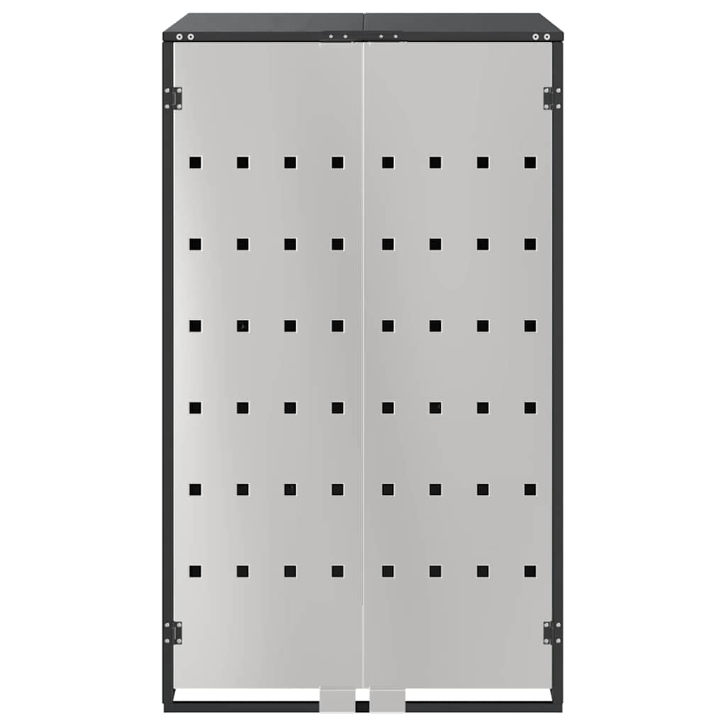 Wheelie Bin Storage with Gas Lift-up Lid for 240L Bin Steel