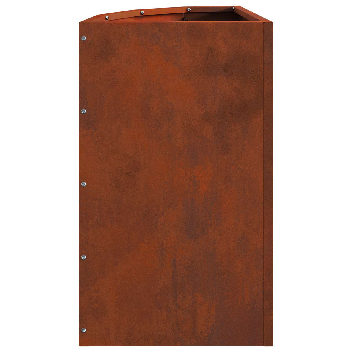 Corner Planter Rusty 30 x 30 x 50 cm Weathering steel