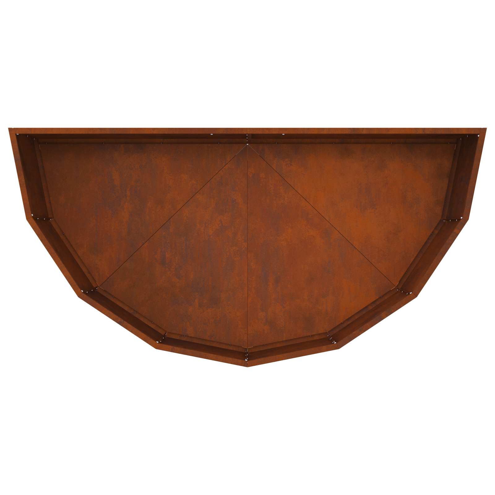 Planter Rusty 120 x 60 x 35 cm Weathering Steel
