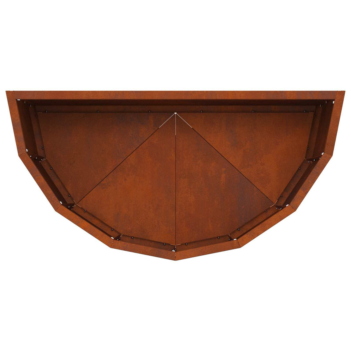 Planter Rusty 60 x 30 x 35 cm Weathering Steel