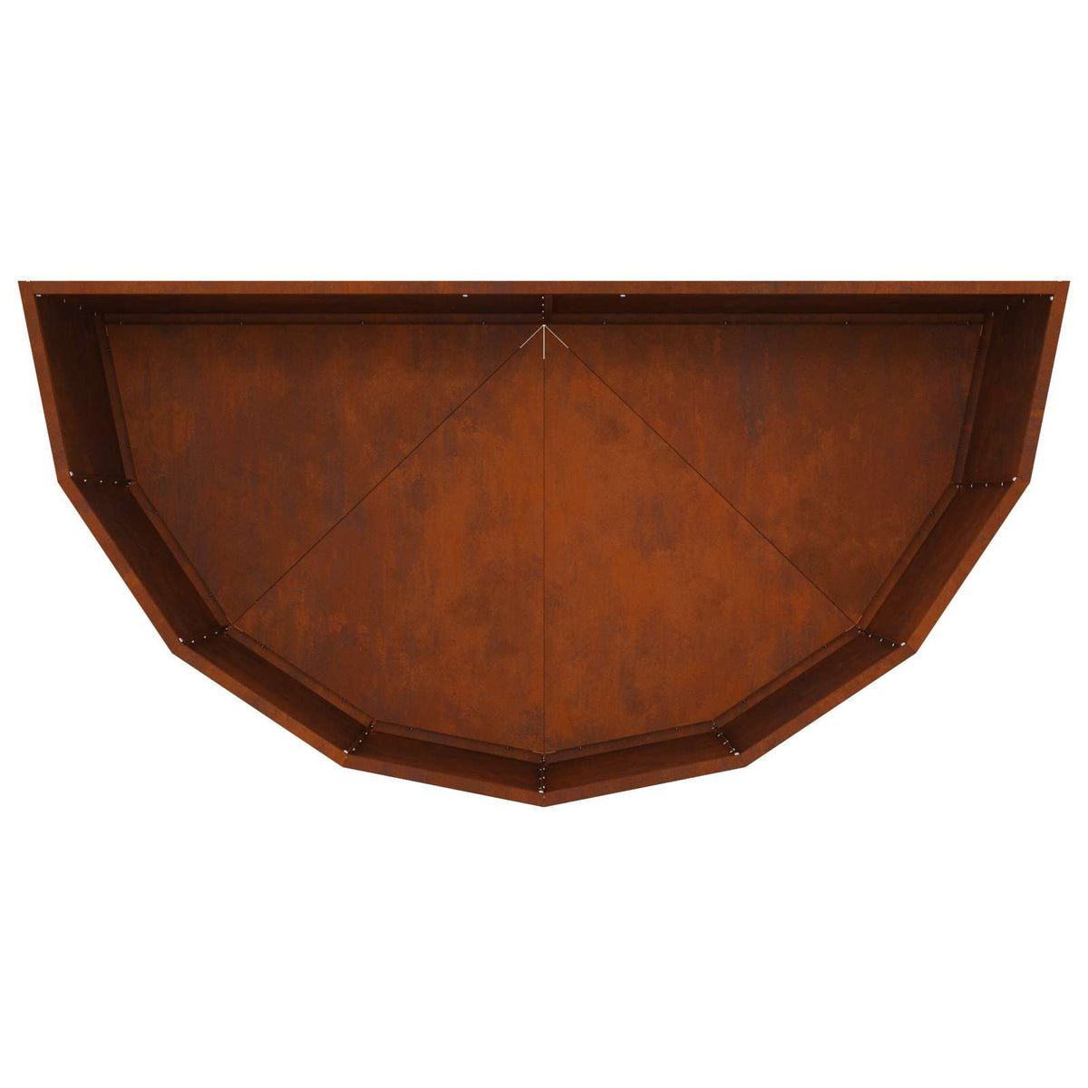 Planter Rusty 120 x 60 x 50 cm Weathering Steel