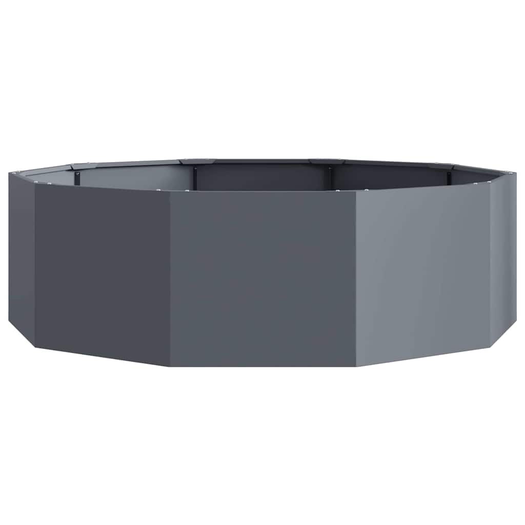 Planter Anthracite 120 x 120 x 35 cm Steel