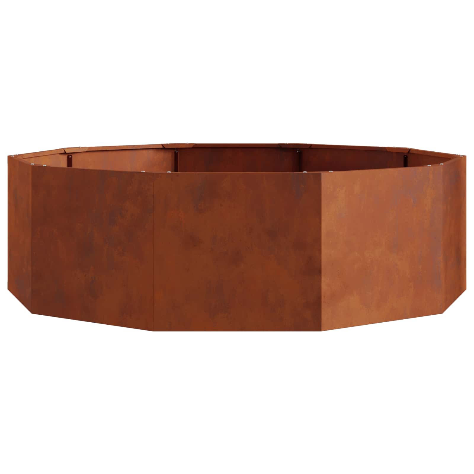 Planter Rusty 120 x 120 x 35 cm Weathering Steel