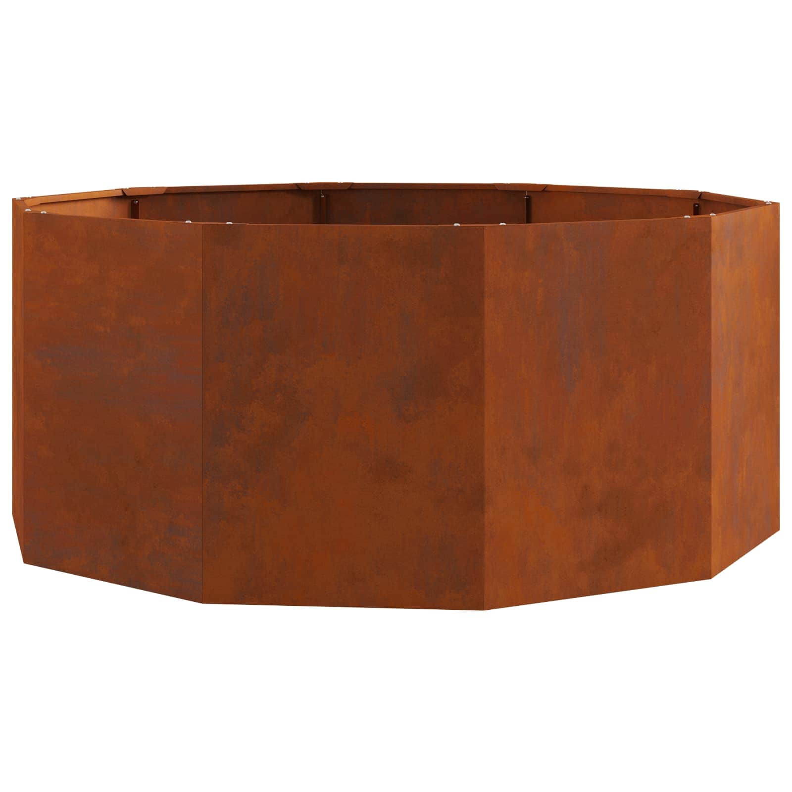 Planter Rusty 120 x 120 x 50 cm Weathering Steel