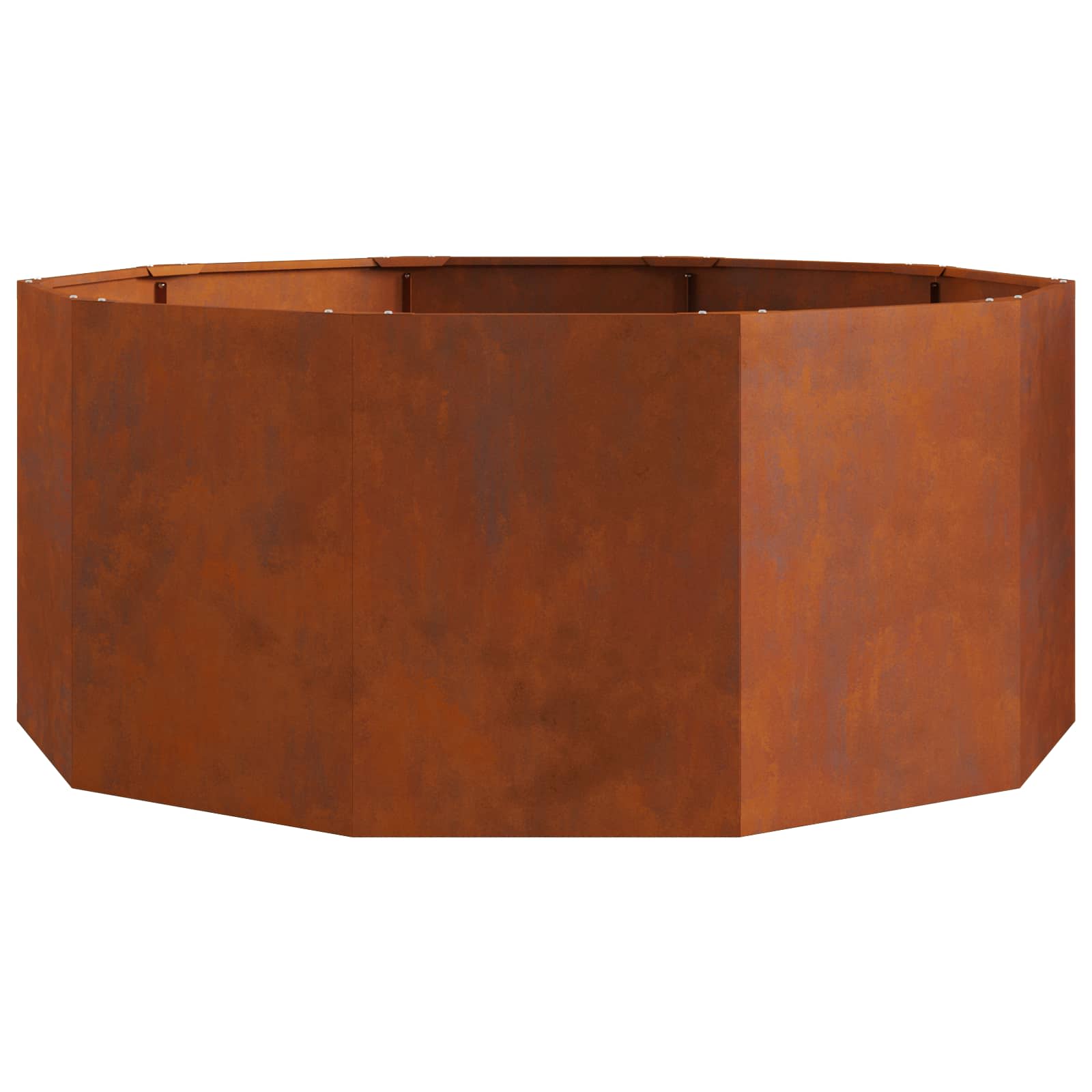 Planter Rusty 120 x 120 x 50 cm Weathering Steel