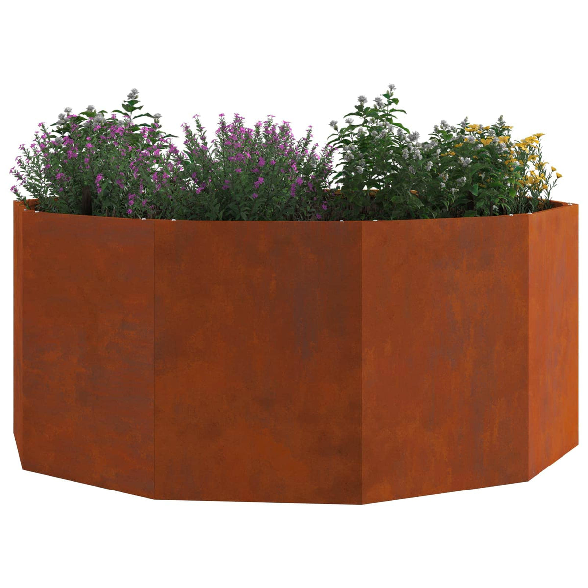 Planter Rusty 120 x 120 x 50 cm Weathering Steel