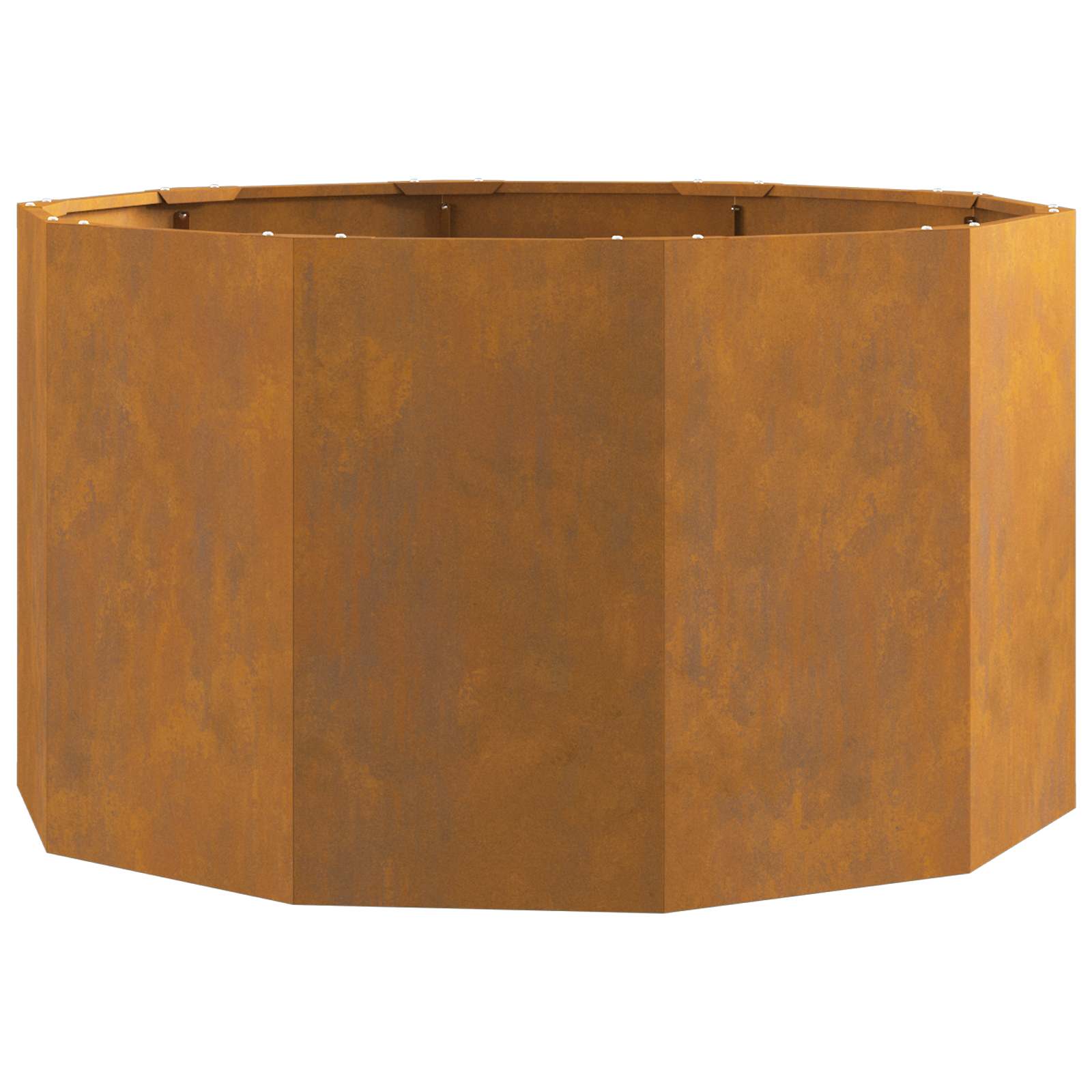 Planter Rusty 90 x 90 x 50 cm Weathering Steel