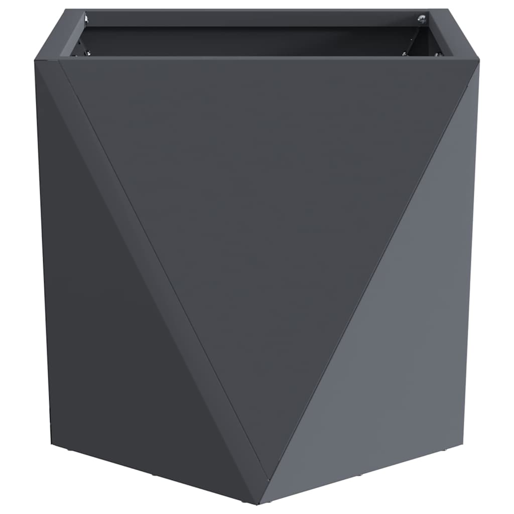 Planter Anthracite 30 x 30 x 30 cm Steel
