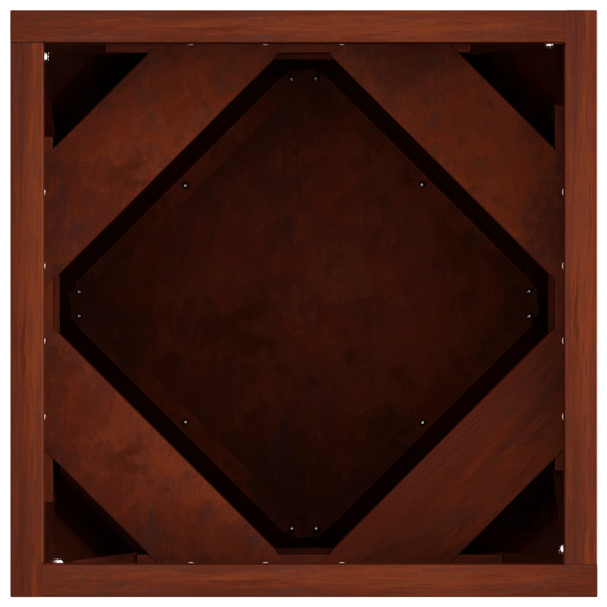 Planter 2 pcs Rusty 30 x 30 x 30 cm Weathering Steel