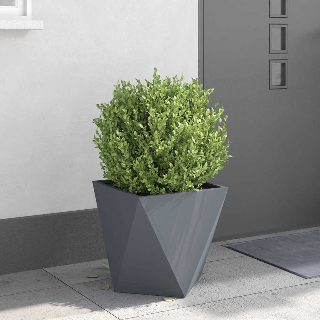 Planter Anthracite 40 x 40 x 40 cm Steel