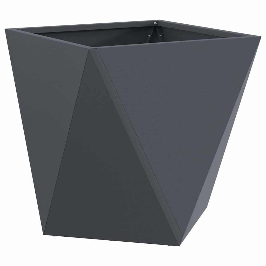 Planter Anthracite 40 x 40 x 40 cm Steel