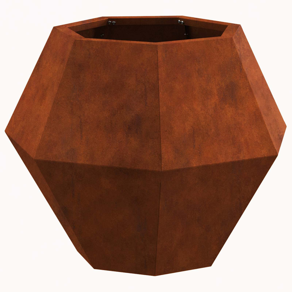 Planter 2 pcs Rusty 50 x 50 x 40 cm Weathering Steel