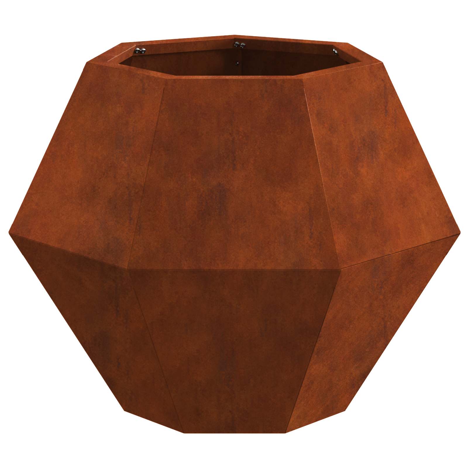 Planter 2 pcs Rusty 50 x 50 x 40 cm Weathering Steel