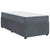 Bed Frame with Mattress Dark grey 90 x 190 cm Velvet