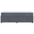 Bed Frame with Mattress Dark grey 90 x 190 cm Velvet