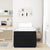 Bed Frame with Mattress with Mattress Black 90 x 190 cm Velvet