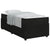 Bed Frame with Mattress with Mattress Black 90 x 190 cm Velvet