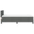 Box Spring Bed with Headboard Manual White 203 x 107 x 88 cm