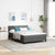 Box Spring Bed with Headboard Manual White 193 x 137 x 88 cm