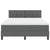 Box Spring Bed with Headboard Manual White 193 x 137 x 88 cm