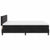 Box Spring Bed Argyle Manual Black, White 203 x 152 x 88 cm