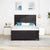Box Spring Bed 203 x 152 x 128 cm Velvet, Engineered wood