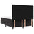 Box Spring Bed 203 x 152 x 128 cm Velvet, Engineered wood