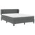 Box Spring Bed Striped with Headboard Manual 193 x 137 x 88 cm