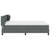 Box Spring Bed Striped with Headboard Manual 193 x 137 x 88 cm