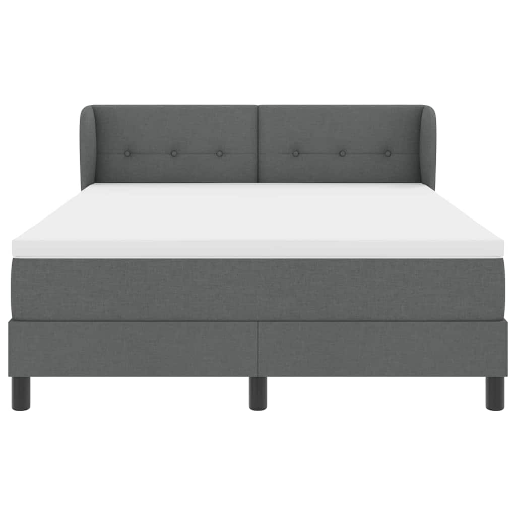 Box Spring Bed with Headboard Manual 203 x 152 x 88 cm