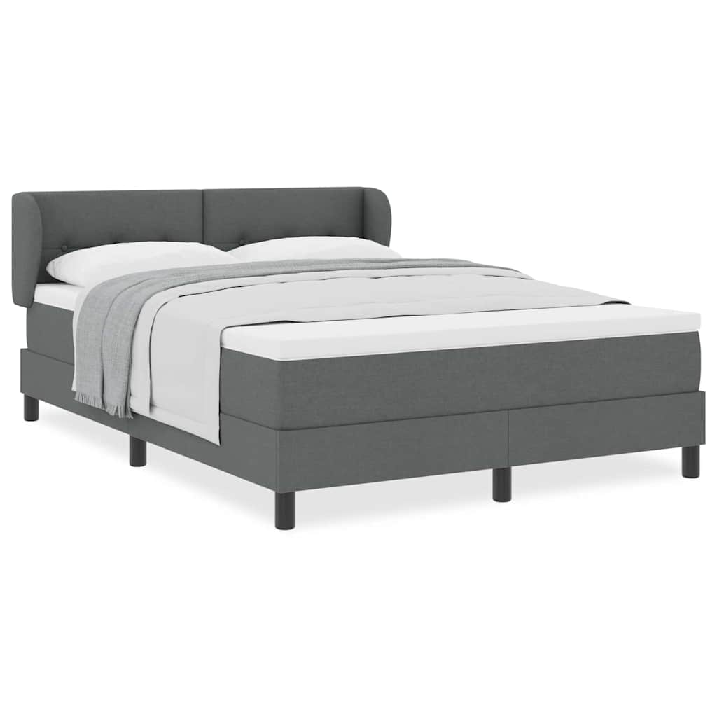 Box Spring Bed with Headboard Manual 203 x 152 x 88 cm