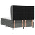 Box Spring Bed with Headboard Manual White 193 x 137 x 128 cm
