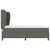 Box Spring Bed with Headboard Manual White 193 x 137 x 128 cm