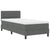 Box Spring Bed with LED Strip Lights Striped 203 x 107 x 88 cm