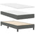 Box Spring Bed with LED Strip Lights Striped 203 x 107 x 88 cm