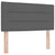 Box Spring Bed with LED Strip Lights Striped 203 x 107 x 88 cm