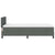 Box Spring Bed with LED Strip Lights Striped 203 x 107 x 88 cm