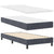 Box Spring Bed with LED Strip Lights Manual 203 x 107 x 88 cm