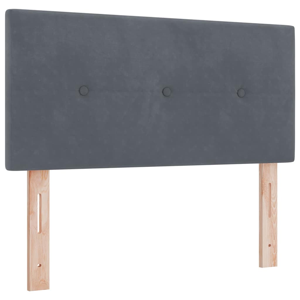 Box Spring Bed with LED Strip Lights Manual 203 x 107 x 88 cm