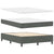 Box Spring Bed with Mattress Dark grey 152 x 200 cm