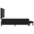 Box Spring Bed 2 pcs 203 x 152 x 128 cm Velvet, Engineered wood