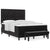 Box Spring Bed 2 pcs 203 x 152 x 128 cm Velvet, Engineered wood