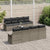 Garden Sofa Set with Cushion Manual 9 pcs Grey 55 x 55 x 37 cm