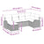 Garden Sofa Set with Cushion 6 pcs Grey Poly rattan