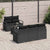 Garden Sofa Set with Cushion Manual 6 pcs Black 55 x 55 x 37 cm