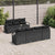 Garden Sofa Set with Cushion Manual 8 pcs Black 55 x 55 x 37 cm